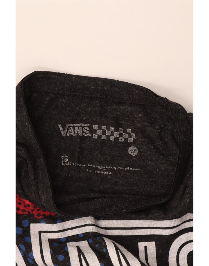 Vans Herre grafisk T-shirt Top Medium Grey Flecked