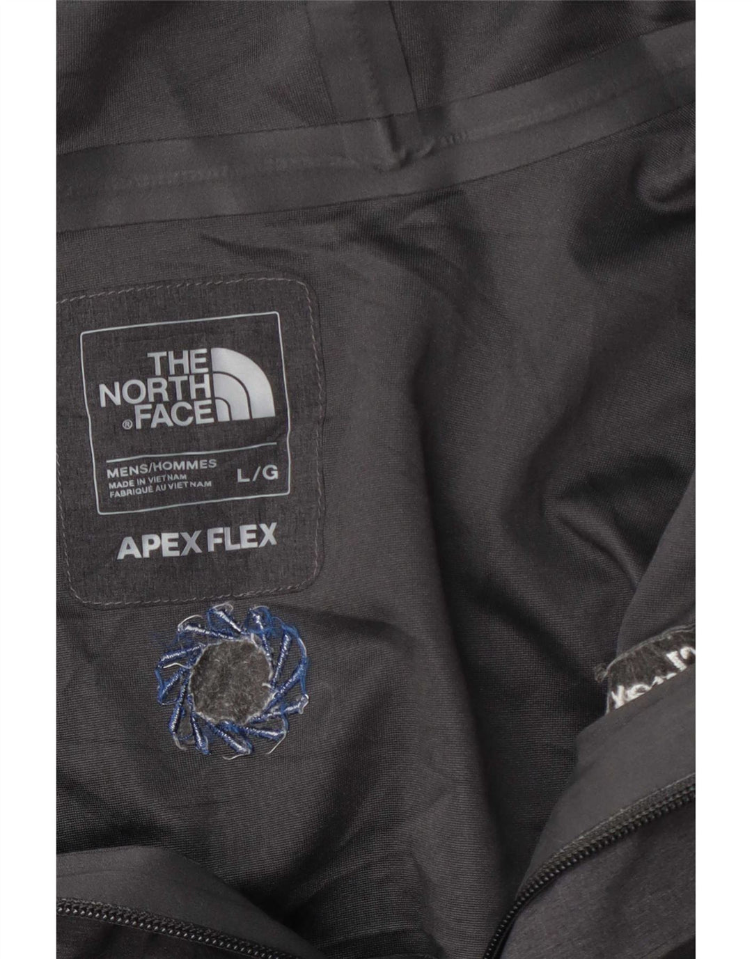 The North Face Regnjakke med hætte til mænd UK 40 Large Grå