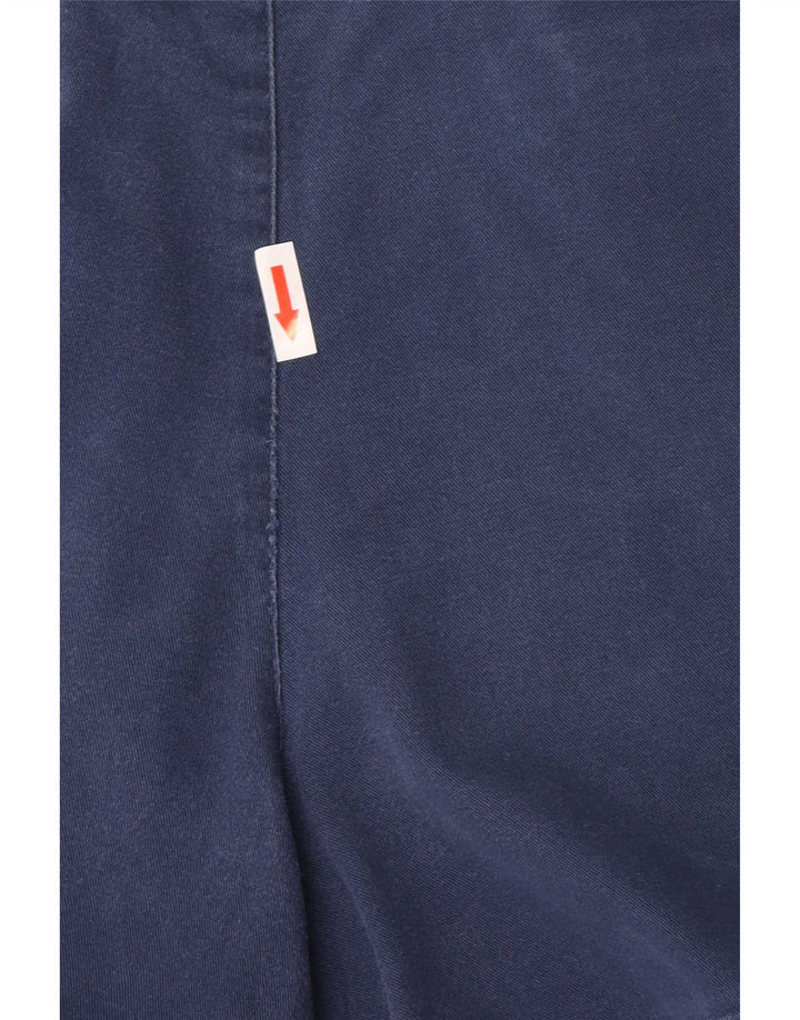 Marks & Spencer Herre Pegged Chino Shorts W32 Medium Marineblå Bomuld