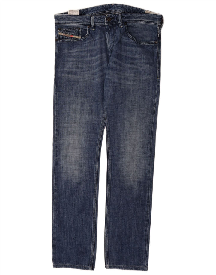 Diesel Herre Slim Jeans W32 L32 Blå Bomuld