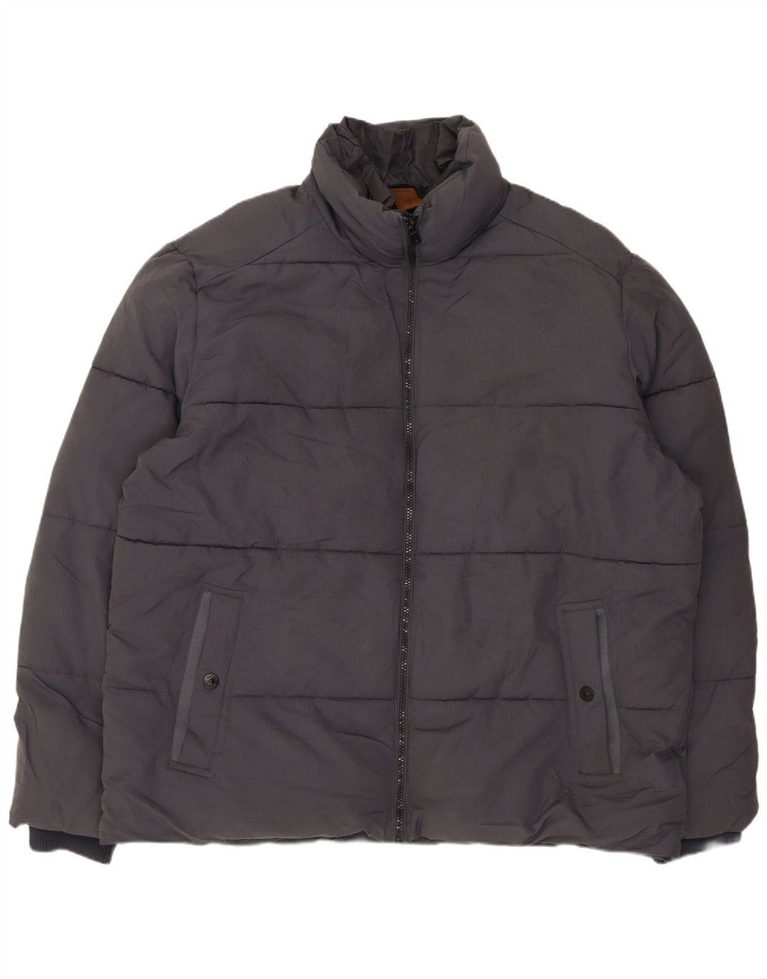 MARKS & SPENCER Polstret herrejakke UK 44 2XL Grå Polyester