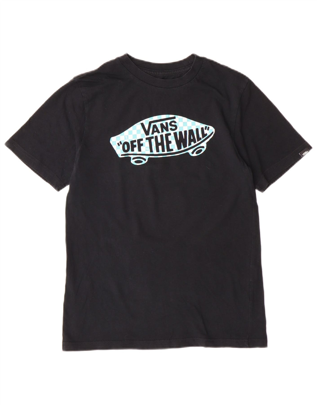 Vans Boys Graphic T-Shirt Top 10-11 Years Medium Black Cotton