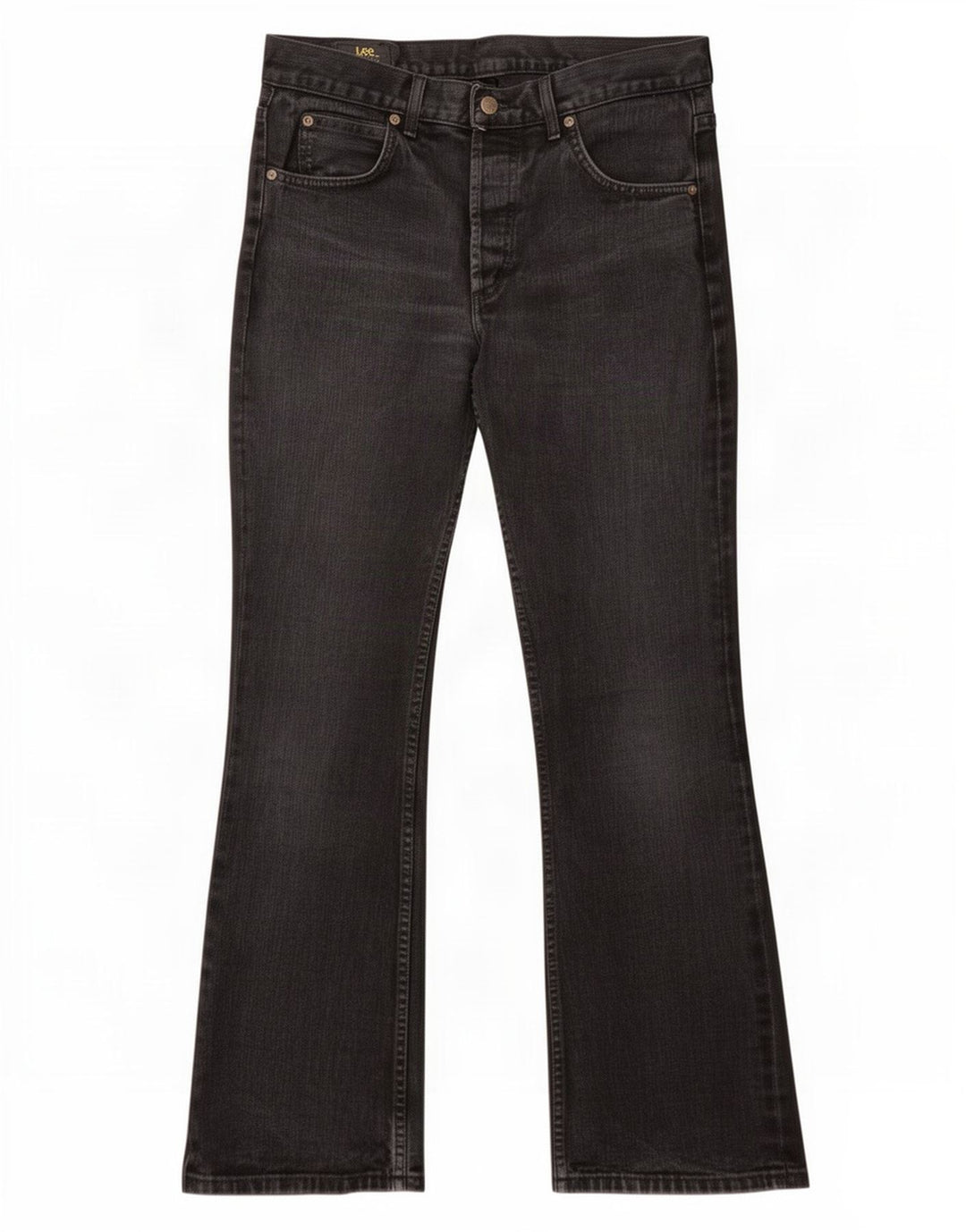 Lee Herre Denver Bootcut Jeans W34 L30 Sort bomuld