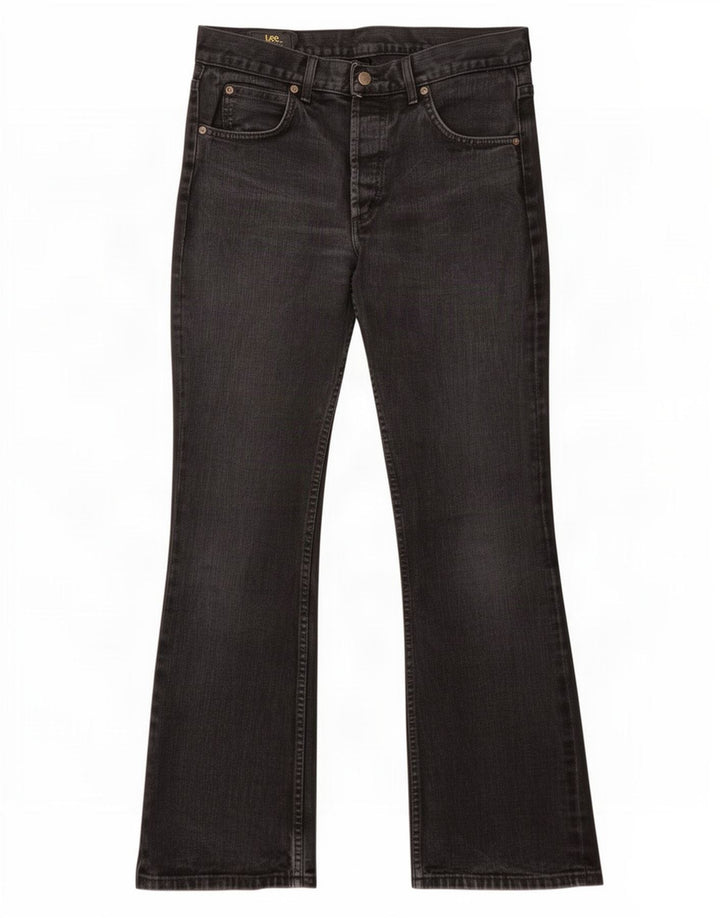 Lee Herre Denver Bootcut Jeans W34 L30 Sort bomuld