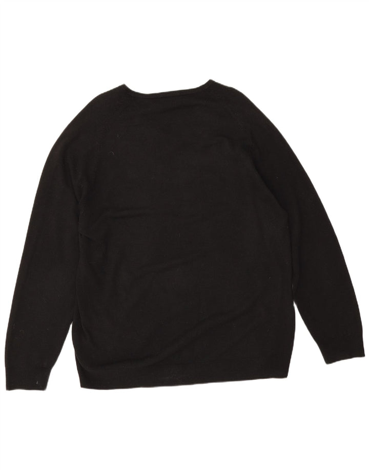 Marks & Spencer Herre V-hals sweater XL Sort Akryl