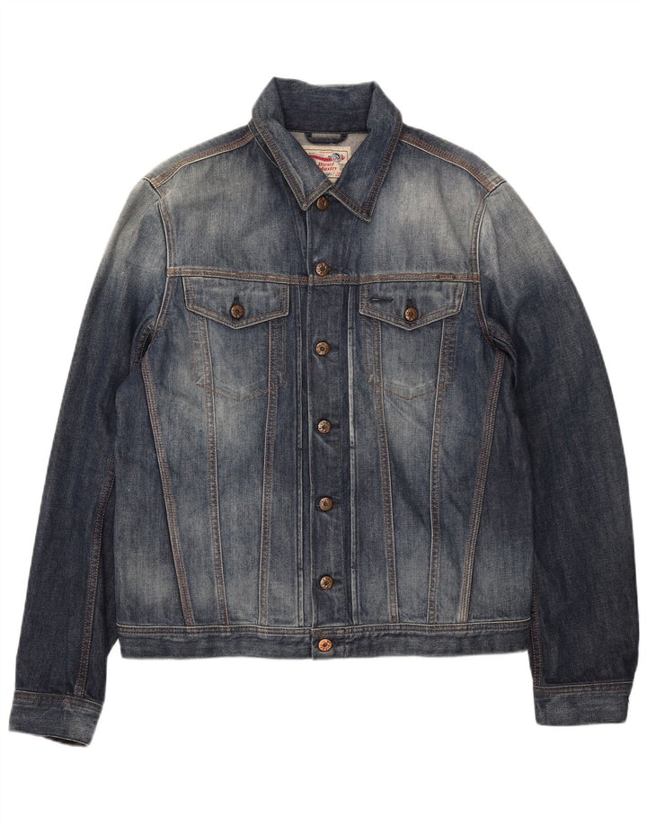 Diesel Herre denimjakke UK 42 XL Blå Bomuld