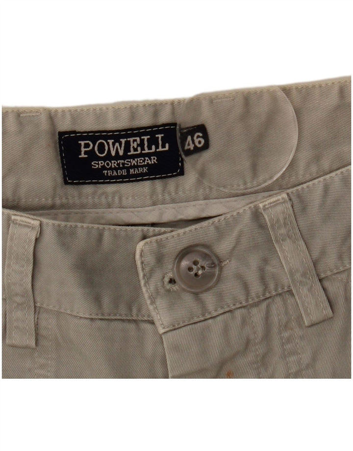 Powell Herre Straight Cargo Bukser W32 L28 Grå