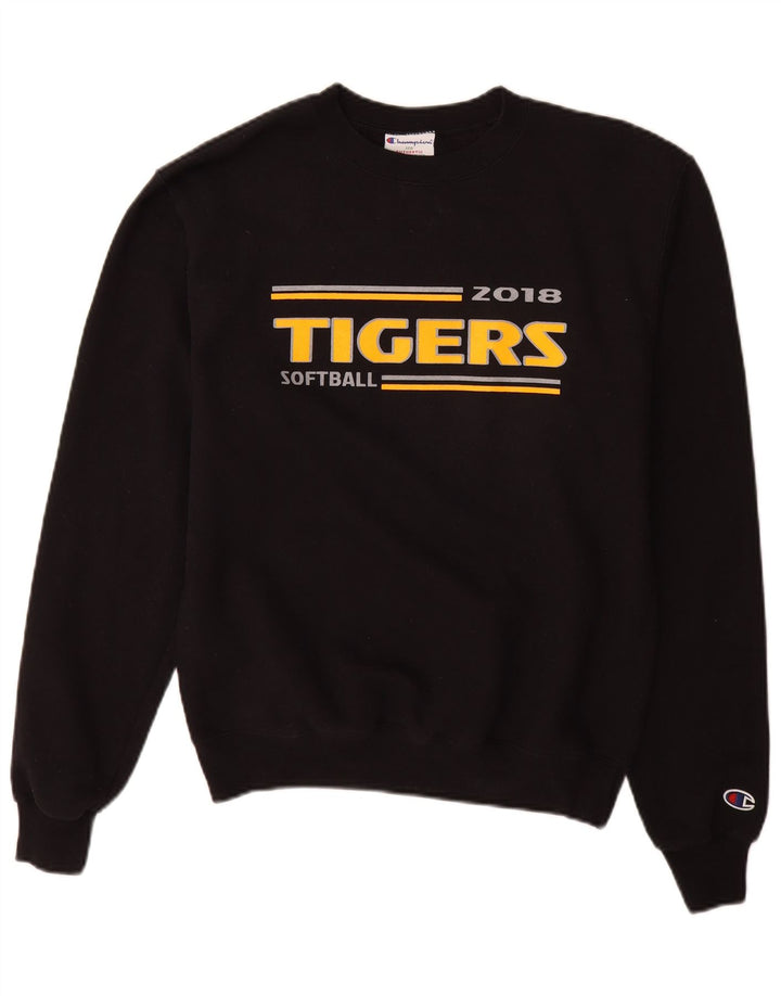 Champion Herre Tigers Grafisk Sweatshirt Jumper lille sort bomuld