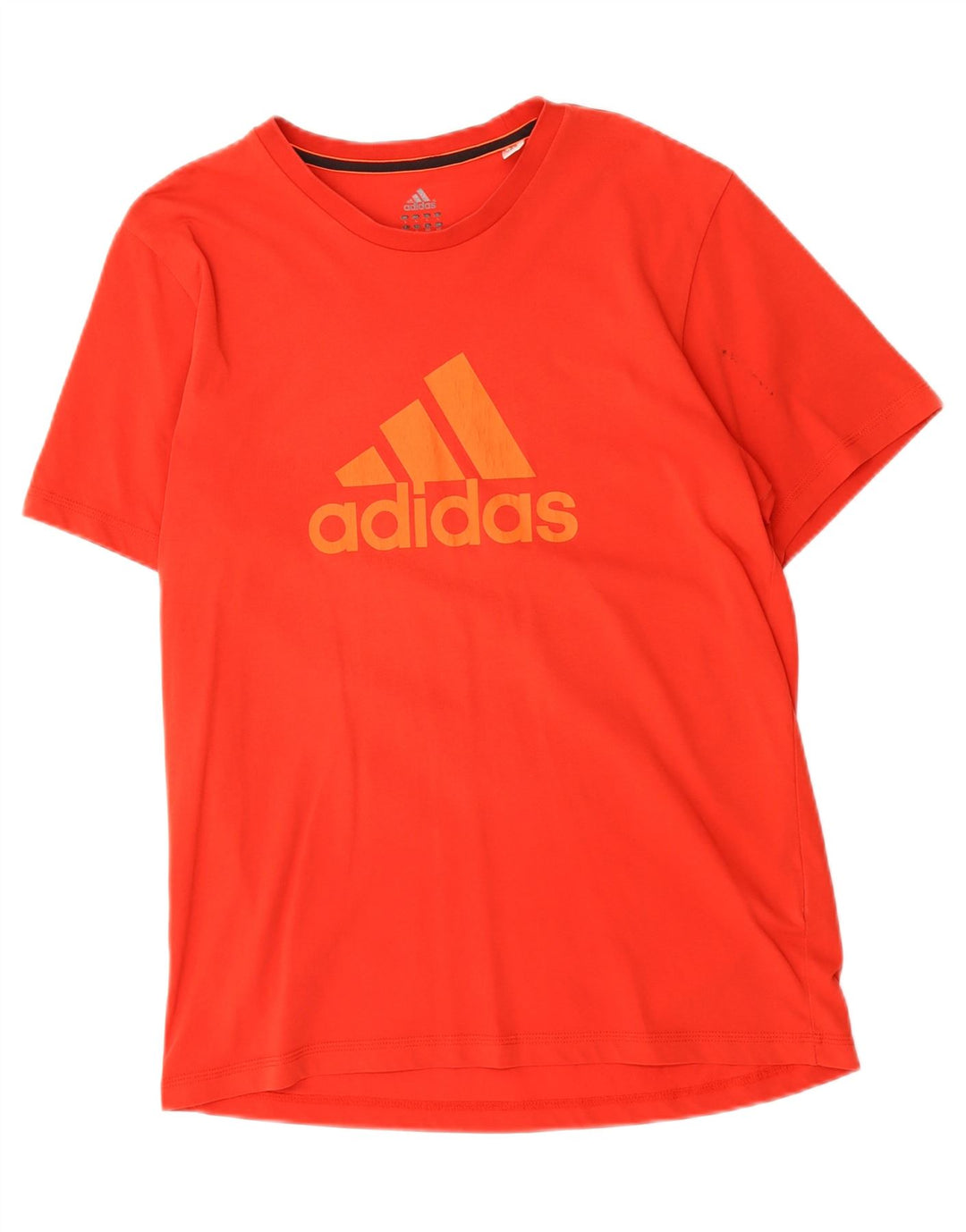 ADIDAS Mens Graphic T-Shirt Top Large Red Cotton