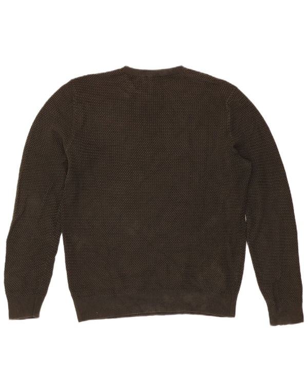 Cos Herre sweater med rund hals, medium Khaki Bomuld