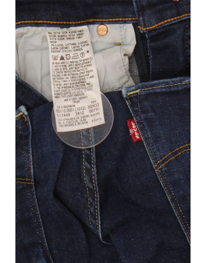 Levi's Skinny Jeans til kvinder W30 L32 Marineblå bomuld