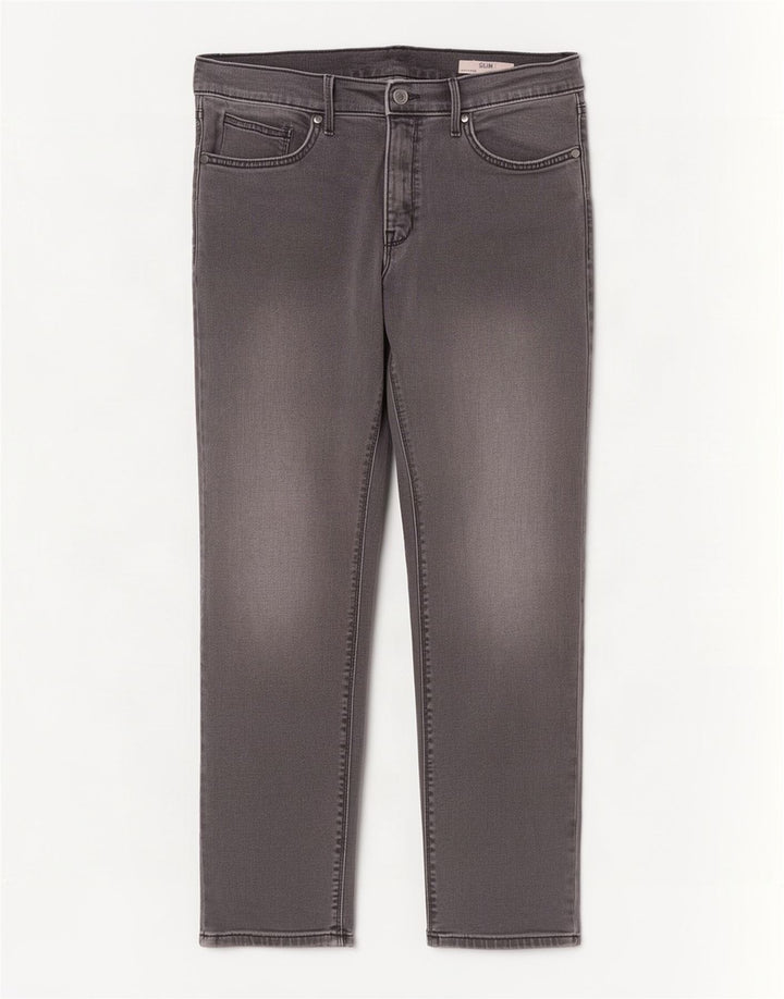 Marks & Spencer Herre Slim Jeans W34 L29 Grå Bomuld