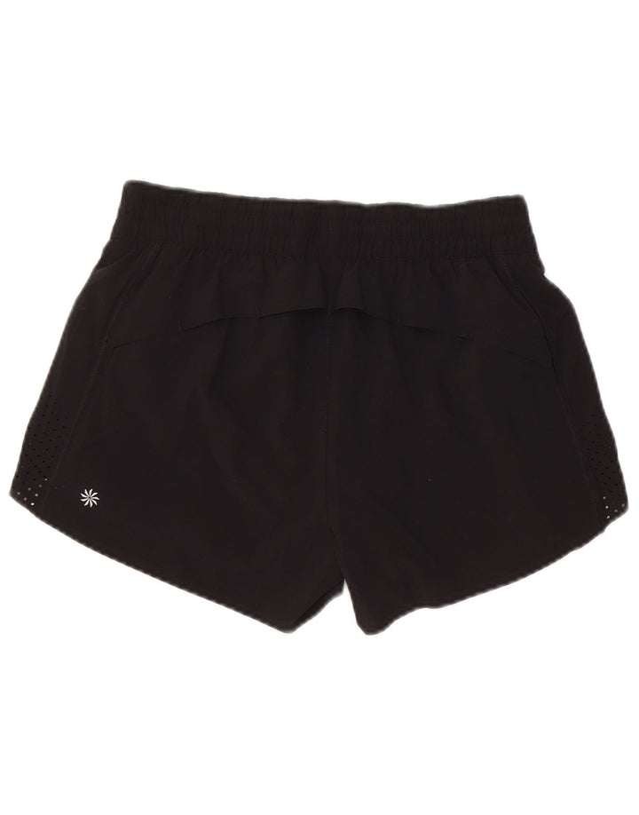 ATHLETA sportsshorts til kvinder UK 6 XS sort polyester