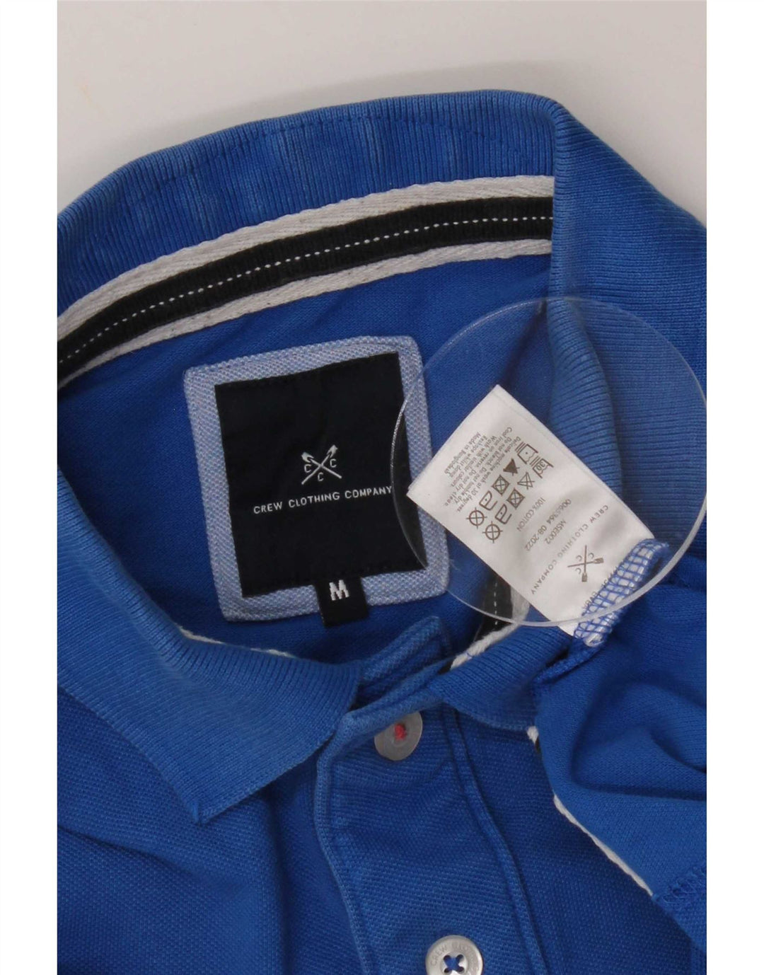 Besætningstøj Herre poloshirt Medium blå bomuld