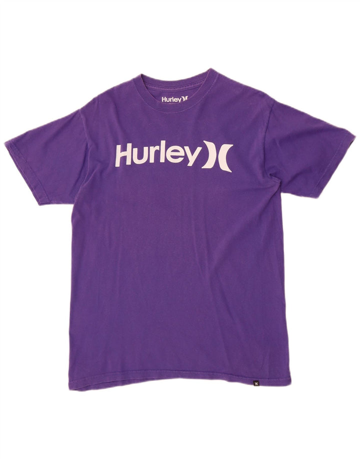 Harley Herre Regular Fit Grafisk T-shirt Top Medium Lilla Bomuld