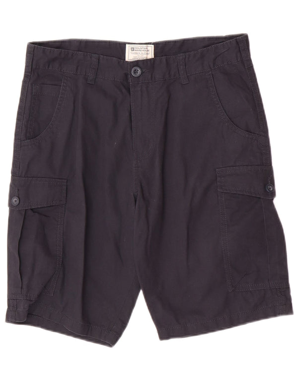 Mountain Warehouse Herre Regular Cargo Shorts W30 Medium Marineblå Bomuld