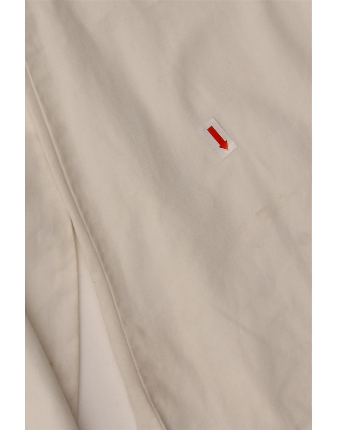 DIESEL Dame Loose Fit Chino Bukser W28 L31 Hvid Bomuld