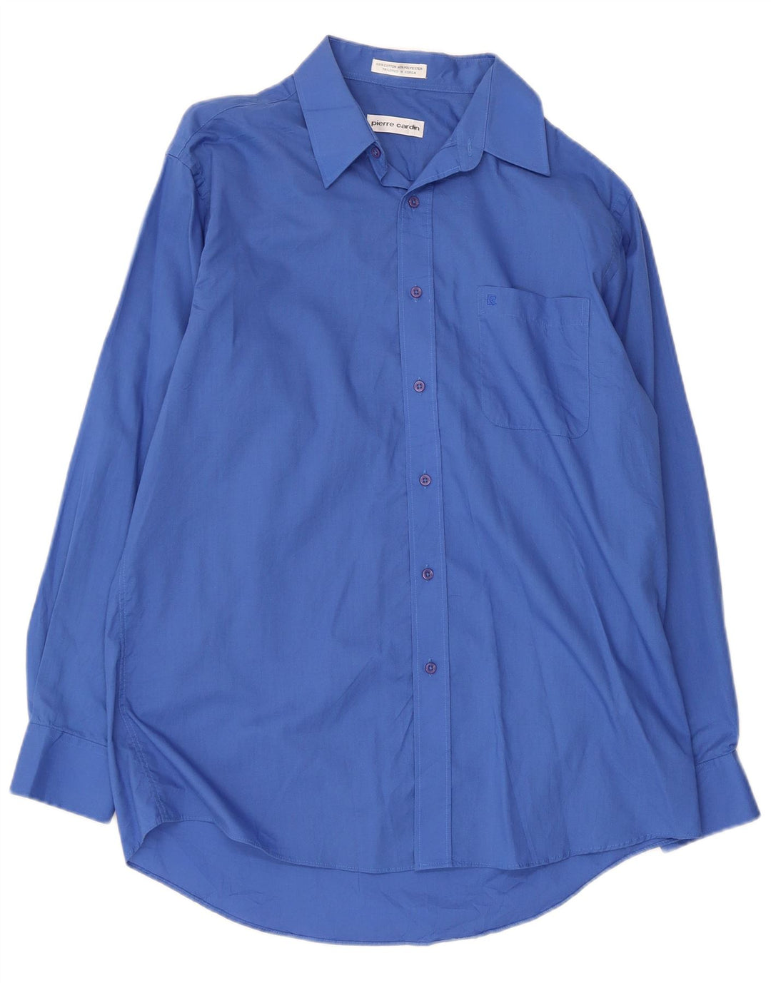 PIERRE CARDIN Herreskjorte str. 15 1/2 Mellemblå bomuld