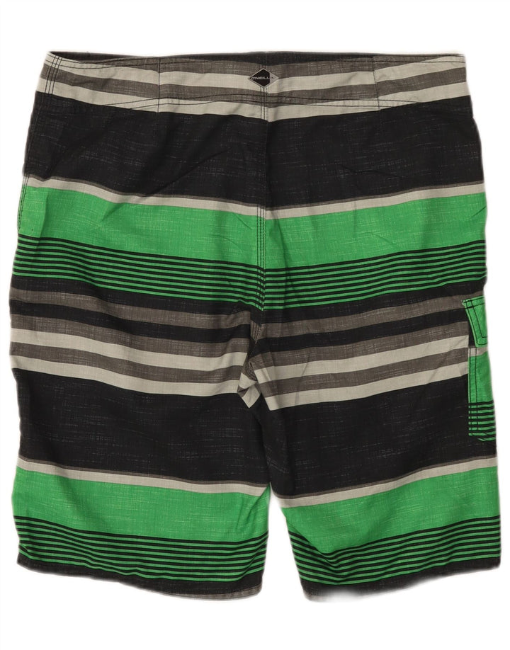 O'Neill Badeshorts til mænd store sortstribede polyester