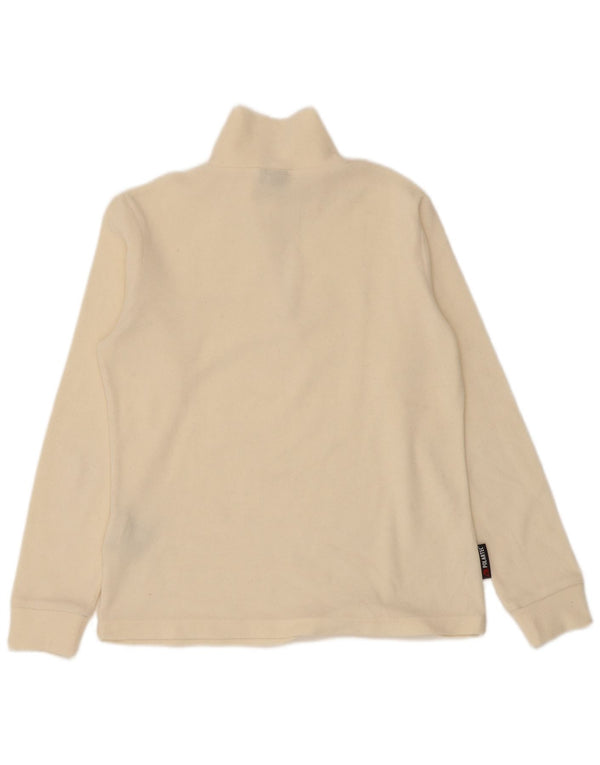 Invicta Dame Fleece Jumper med lynlås DK 14 Medium Off White Polyester