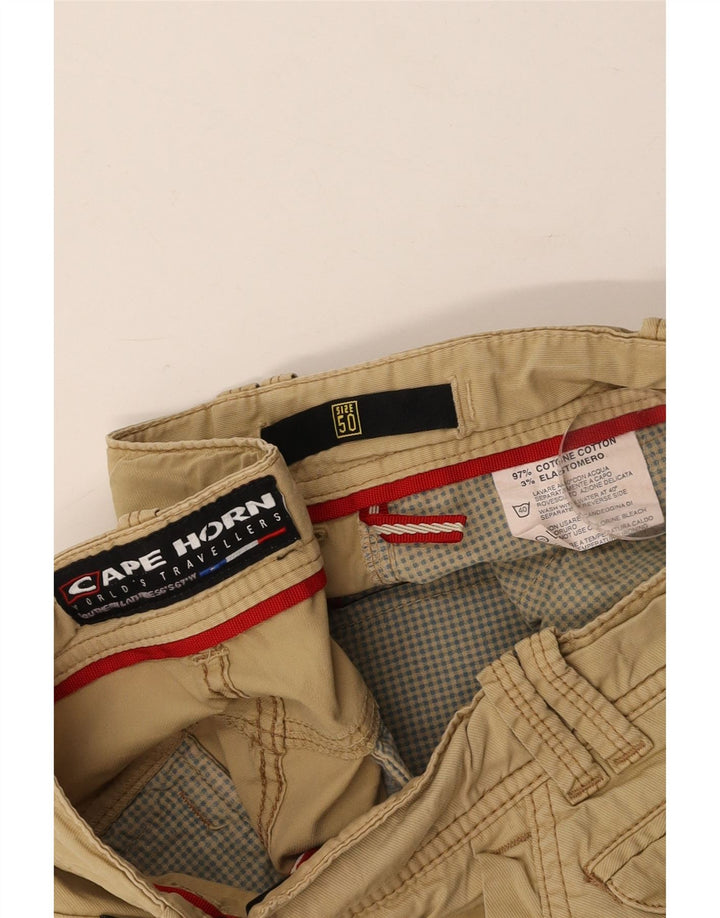 CAPE HORN Herre Chino Shorts IT 50 Large W36 Beige Bomuld
