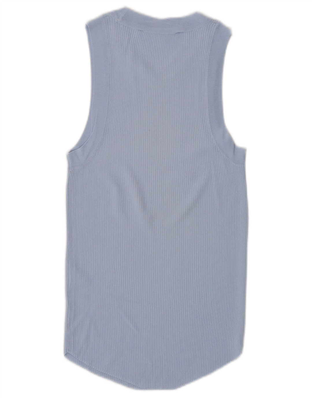 Zara Damevest Top UK 12 Medium Blue Viscose