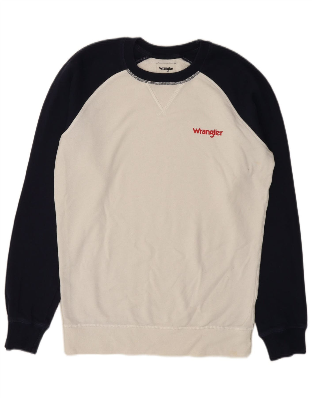 Wrangler Sweatshirt Jumper til mænd Lille hvid Colourblock