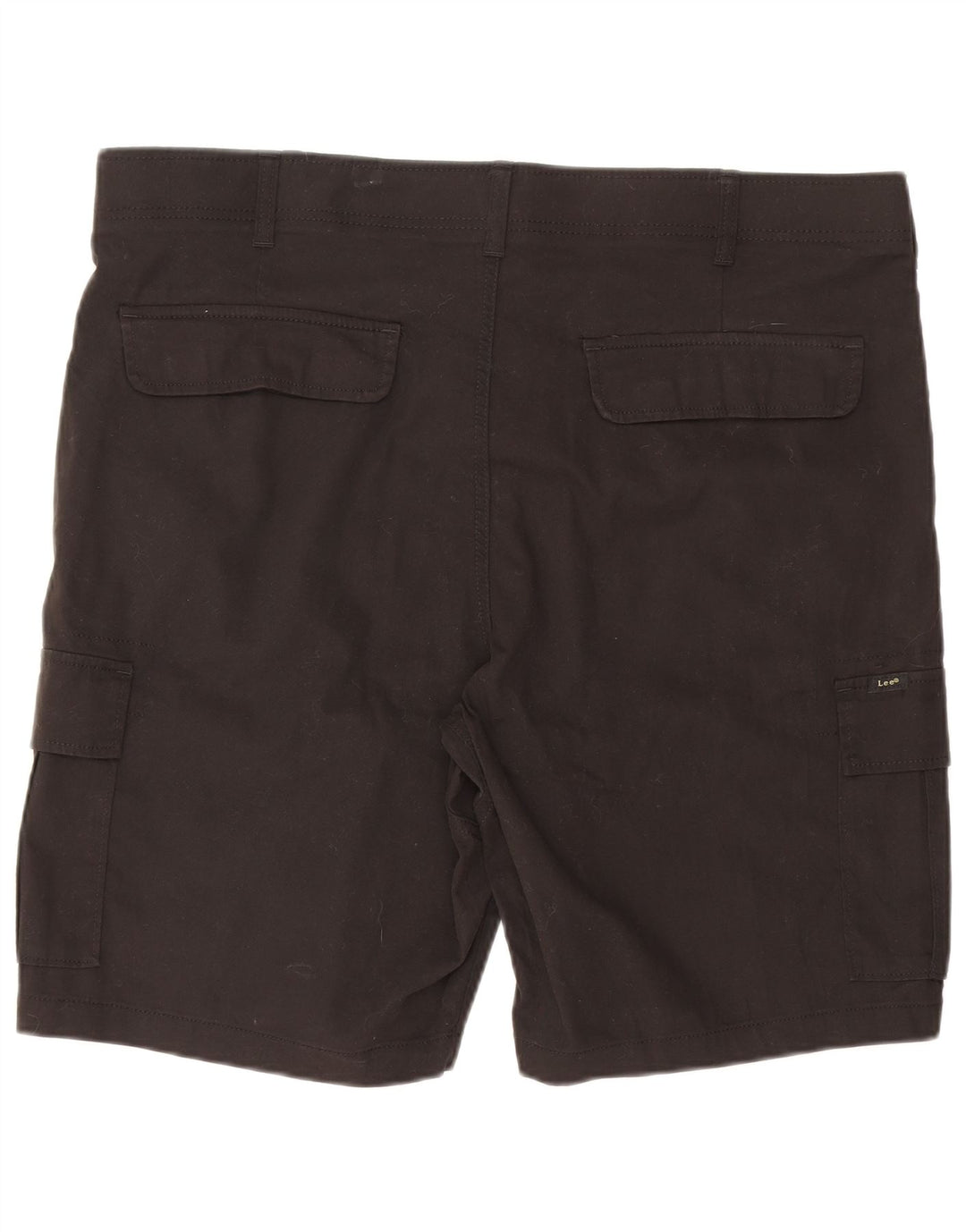 LEE Mens Cargo Shorts W42 2XL Black Cotton