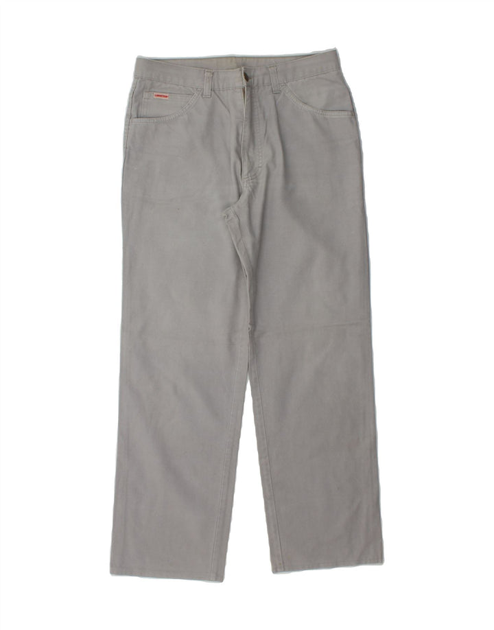 CARRERA Mens Straight Casual Trousers W28 L28 Grey Vintage Carrera and Second-Hand Carrera from Messina Hembry 