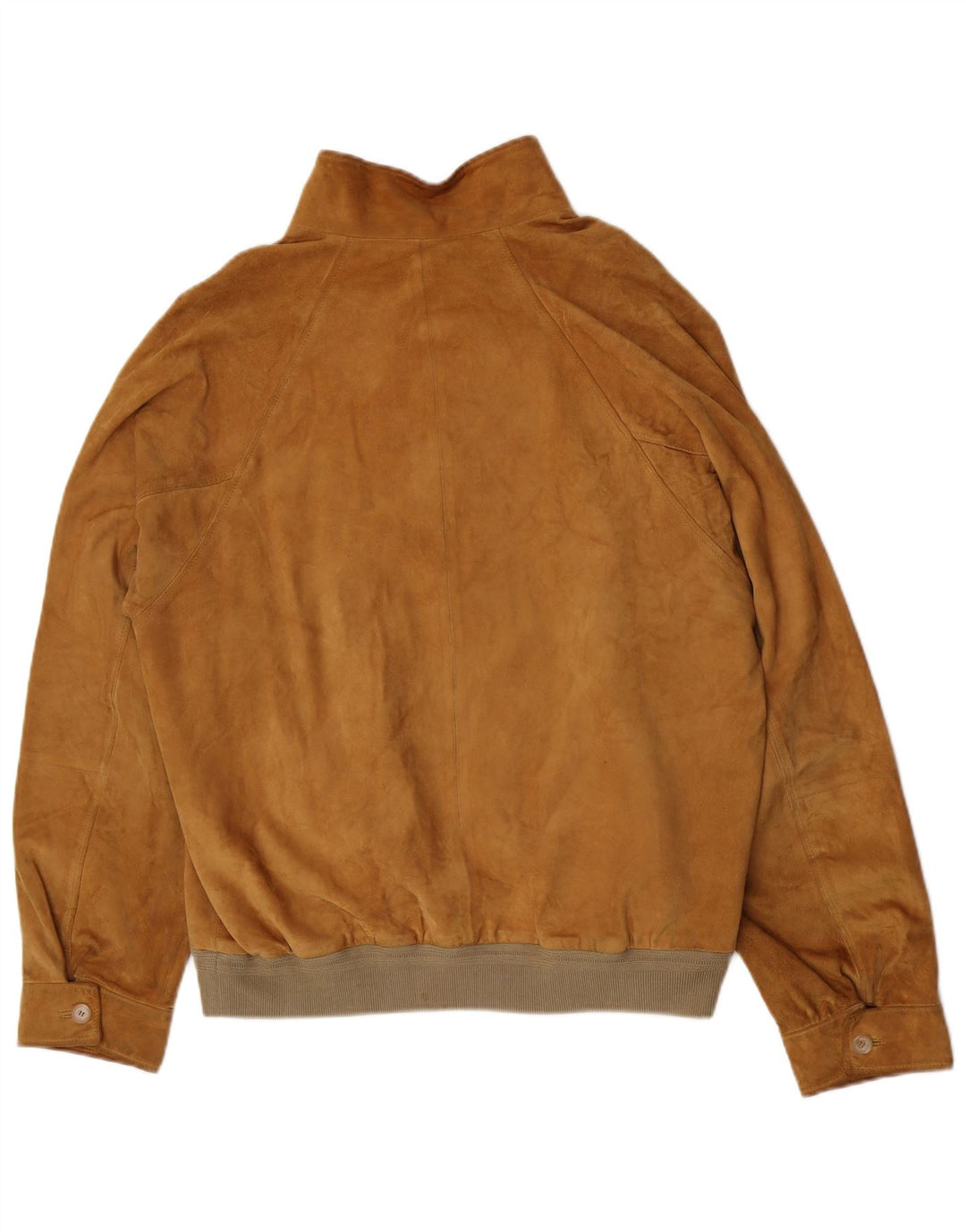Gerani Herre Ruskind Bomber Jacket IT 56 3XL Beige Læder