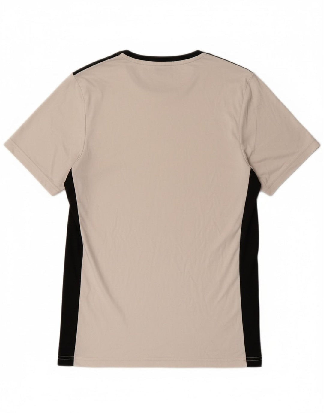 ADIDAS Mens Aeroready T-Shirt Top Medium White Colourblock Polyester