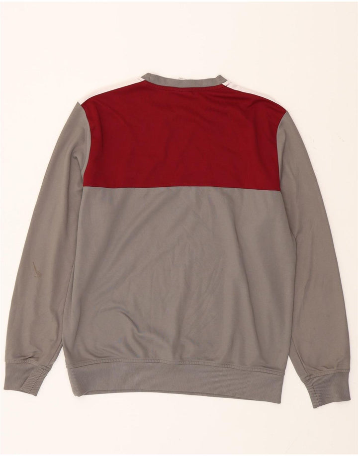 NEW ERA Cooperstown Sweatshirt Jumper Large Grå Colourblock