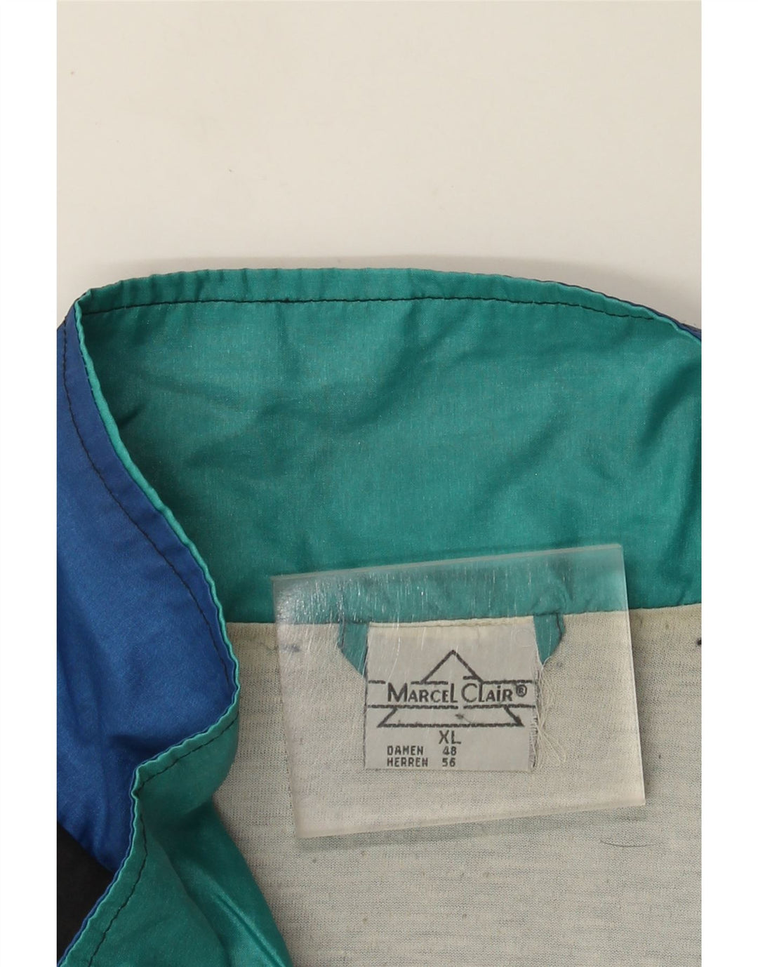 Marcel Clair Herre træningsdragt Topjakke XL Sort Colourblock Polyamid