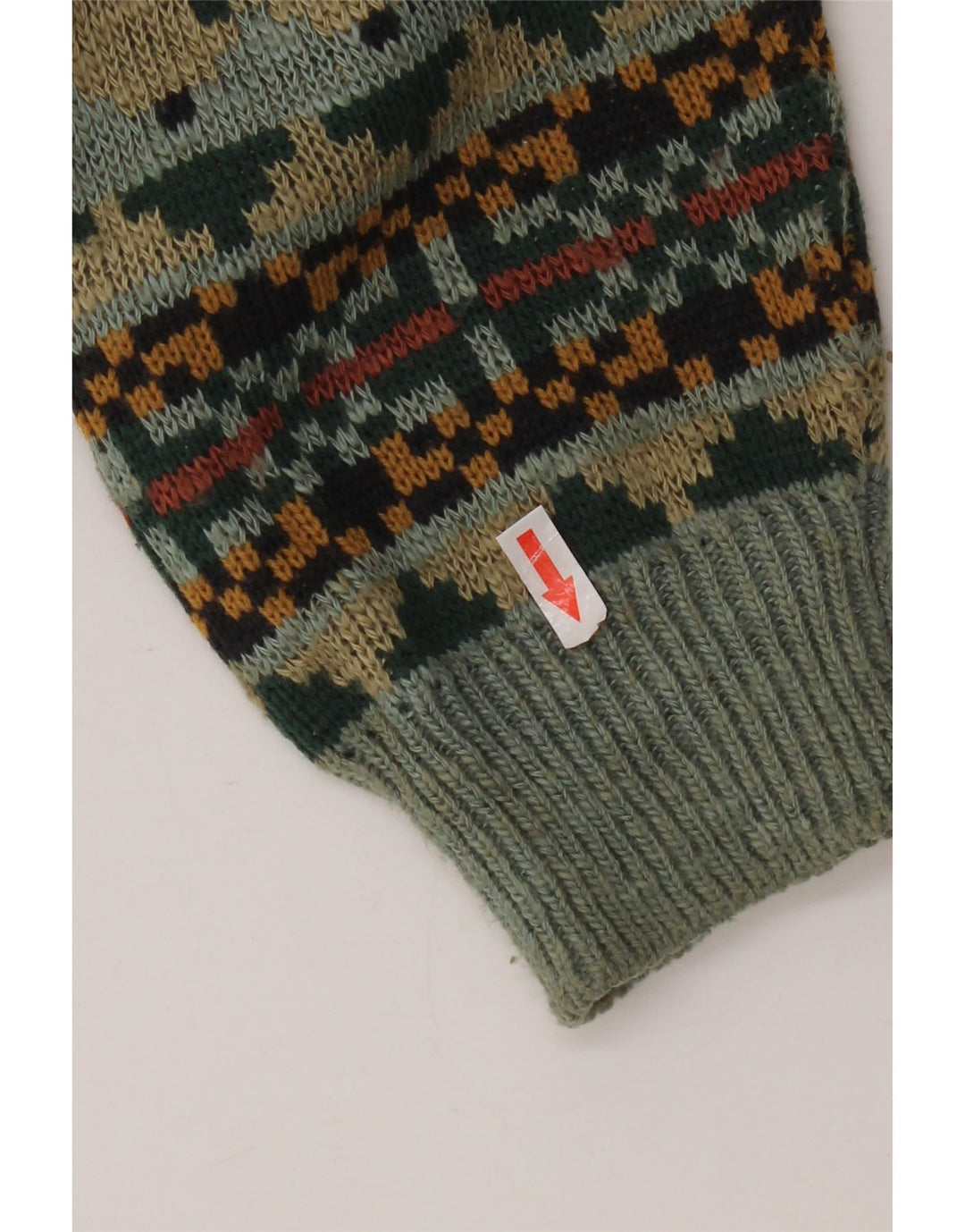 Marks & Spencer Herre cardigan sweater Medium Flerfarvet Fair Isle