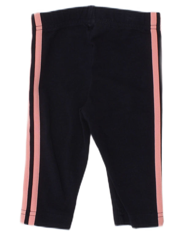 Adidas Baby Girls Capri Leggings 3-6 Måneder Marineblå Bomuld