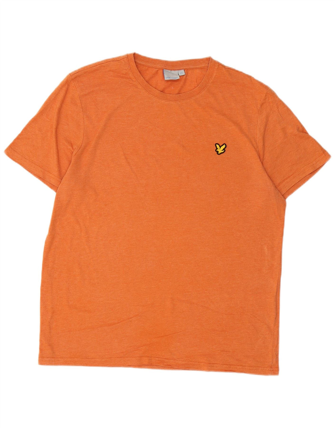 LYLE & SCOTT Herre T-Shirt Top XL Orange Polyester