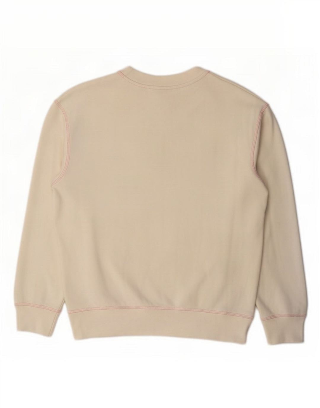 Levi's Dame Oversized Sweatshirt Jumper UK 10 Small Off White Bomuld