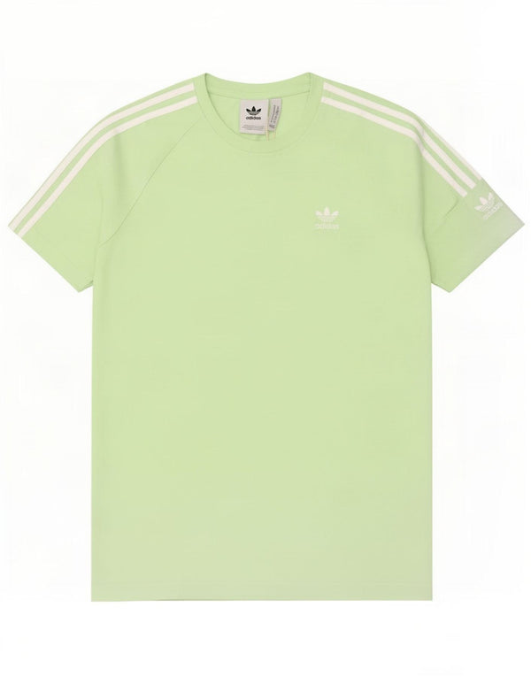 Adidas Mens T-Shirt Top Medium Green Cotton