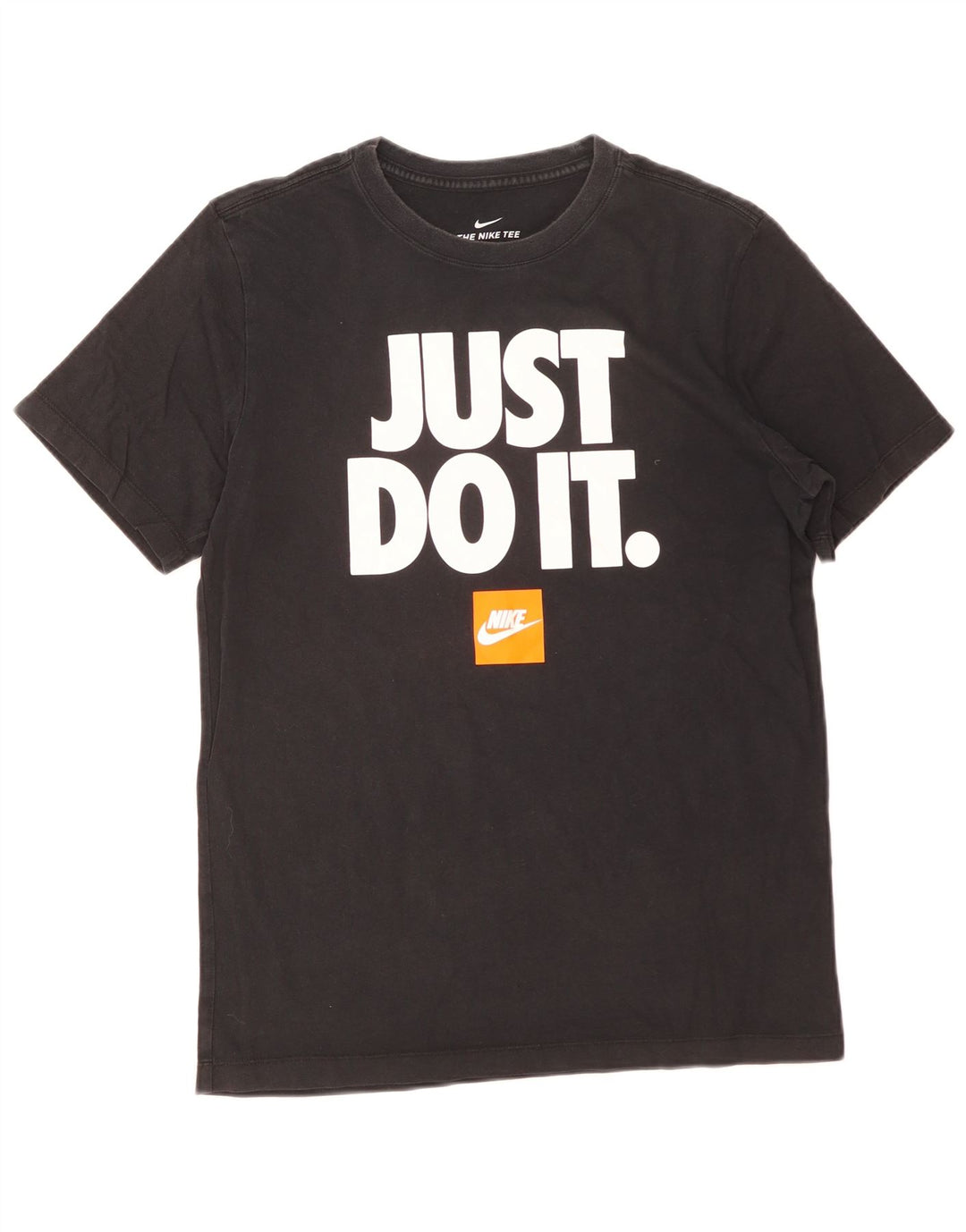 Nike Herre grafisk T-shirt Top Medium Sort Bomuld