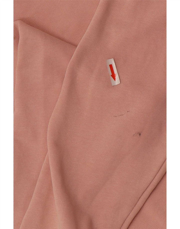 Puma Dame Grafisk Oversized Sweatshirt Jumper UK 10 Small Pink Bomuld