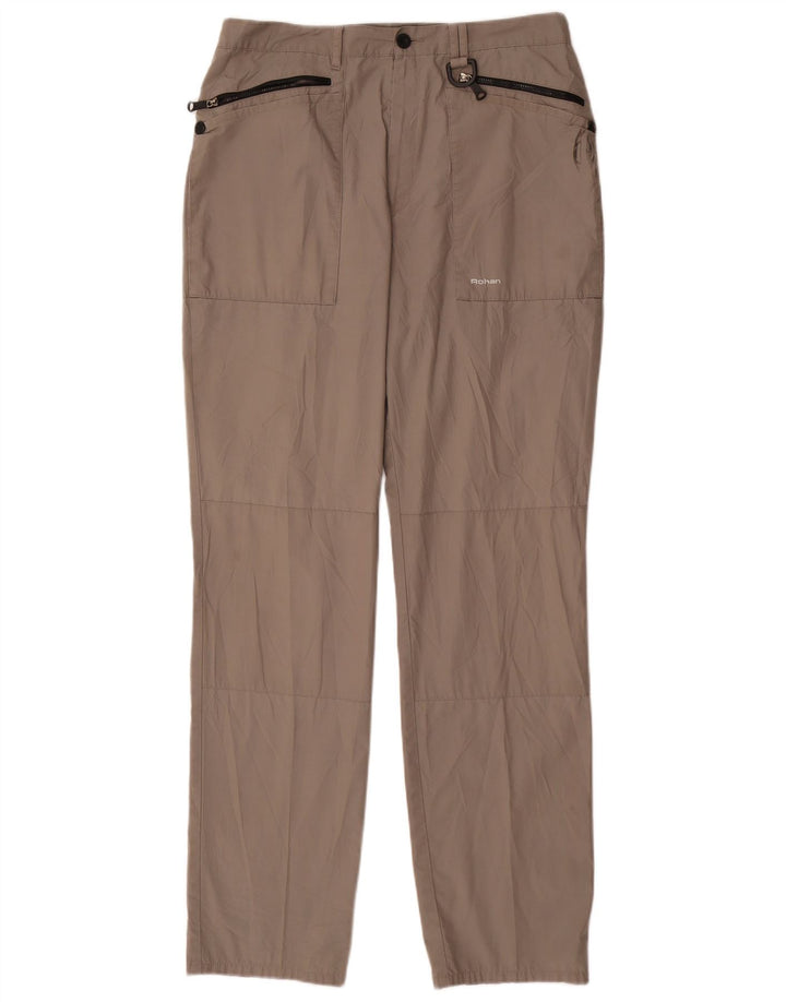 Rohan Herre Vandre Cargo Bukser W34 L32 Beige Polyester