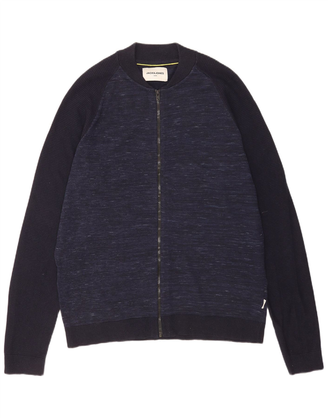 Jack & Jones Herre cardigan sweater XL Navy Blue Flecked