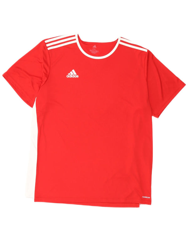 Adidas Herre Aeroready T-Shirt Top 2XL Rød