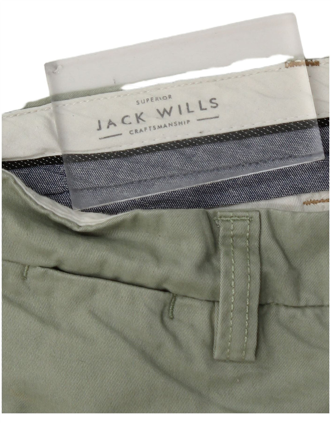Jack Wills Herre Chino Shorts W30 Medium Green Bomuld