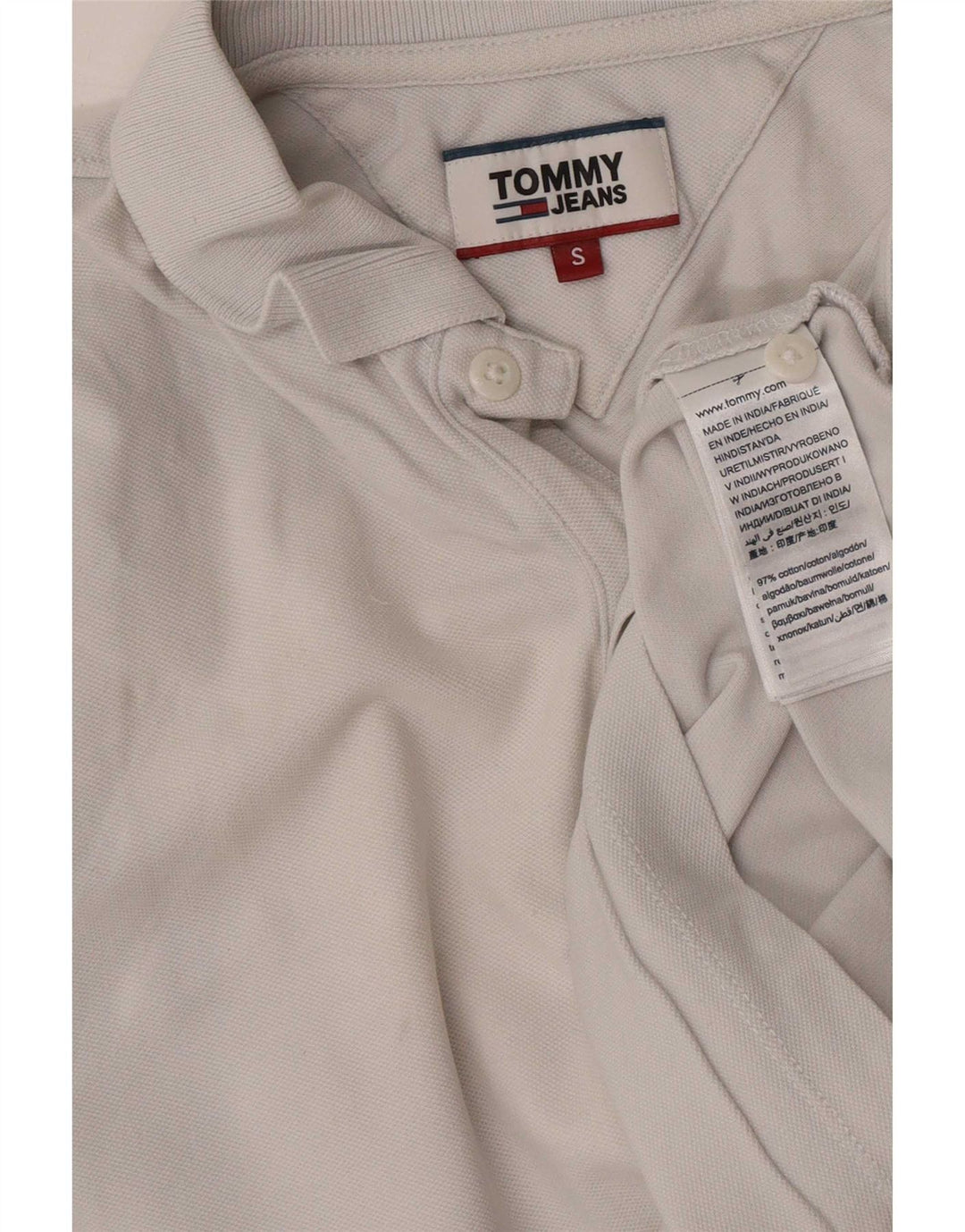 Tommy Hilfiger Herre poloshirt Lille hvid bomuld