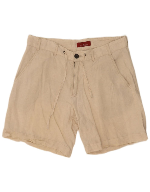 Zara Herre Chino Shorts Large W32 Beige