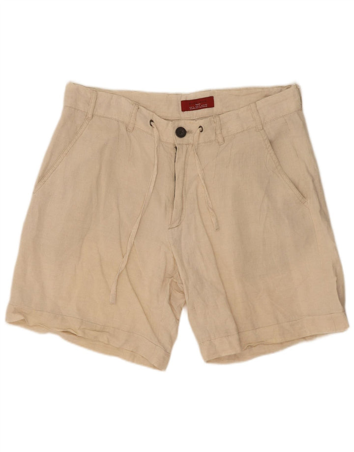 Zara Herre Chino Shorts Large W32 Beige