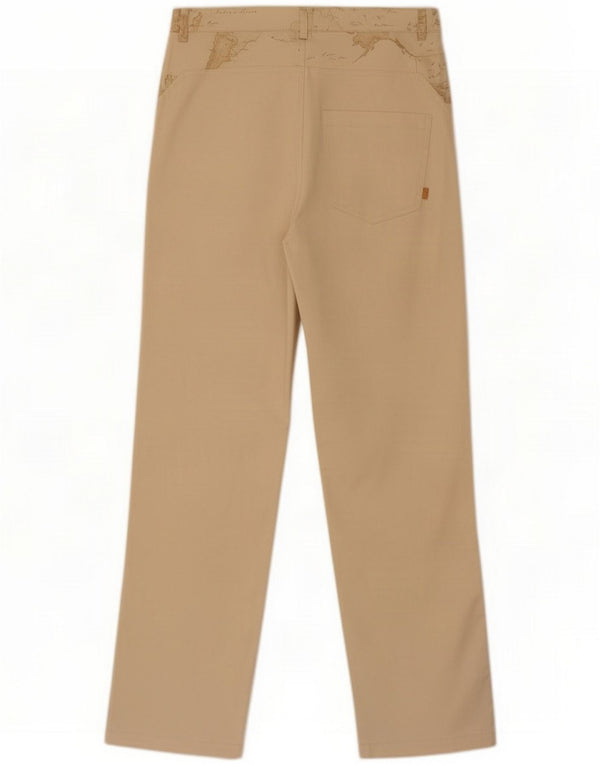 ALVIERO MARTINI Lige afslappede bukser til piger 13-14 år XL W28 L31 Beige