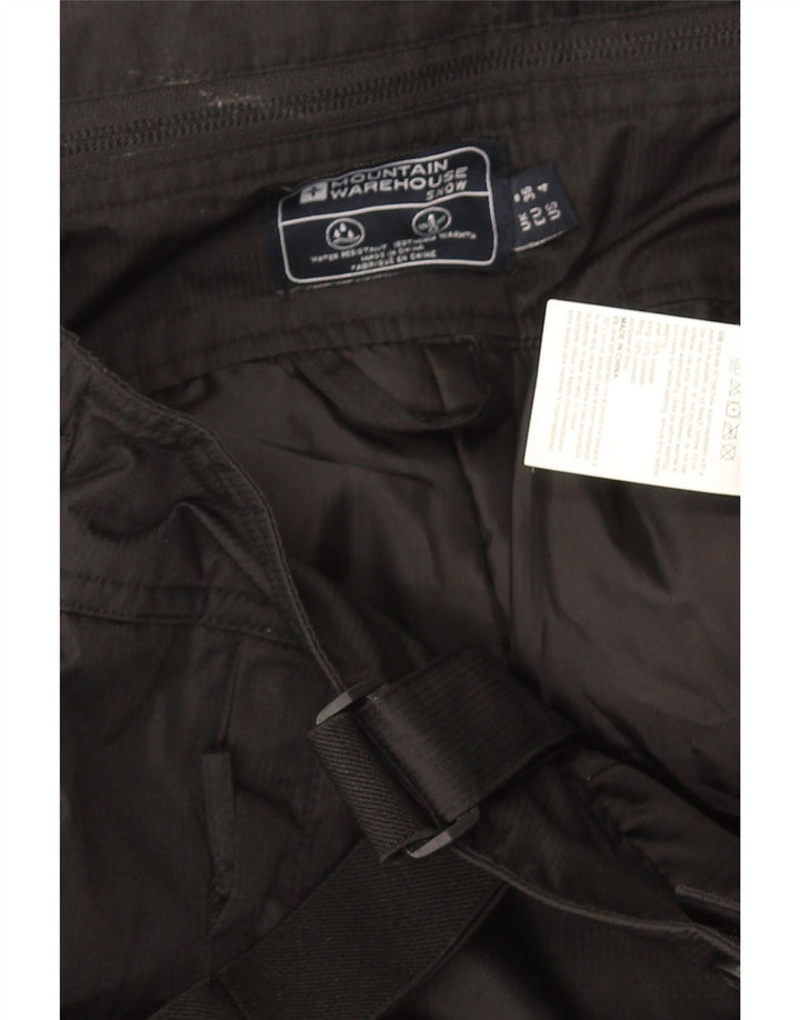Mountain Warehouse Dame Dungarees Skibukser UK 8 Small Black