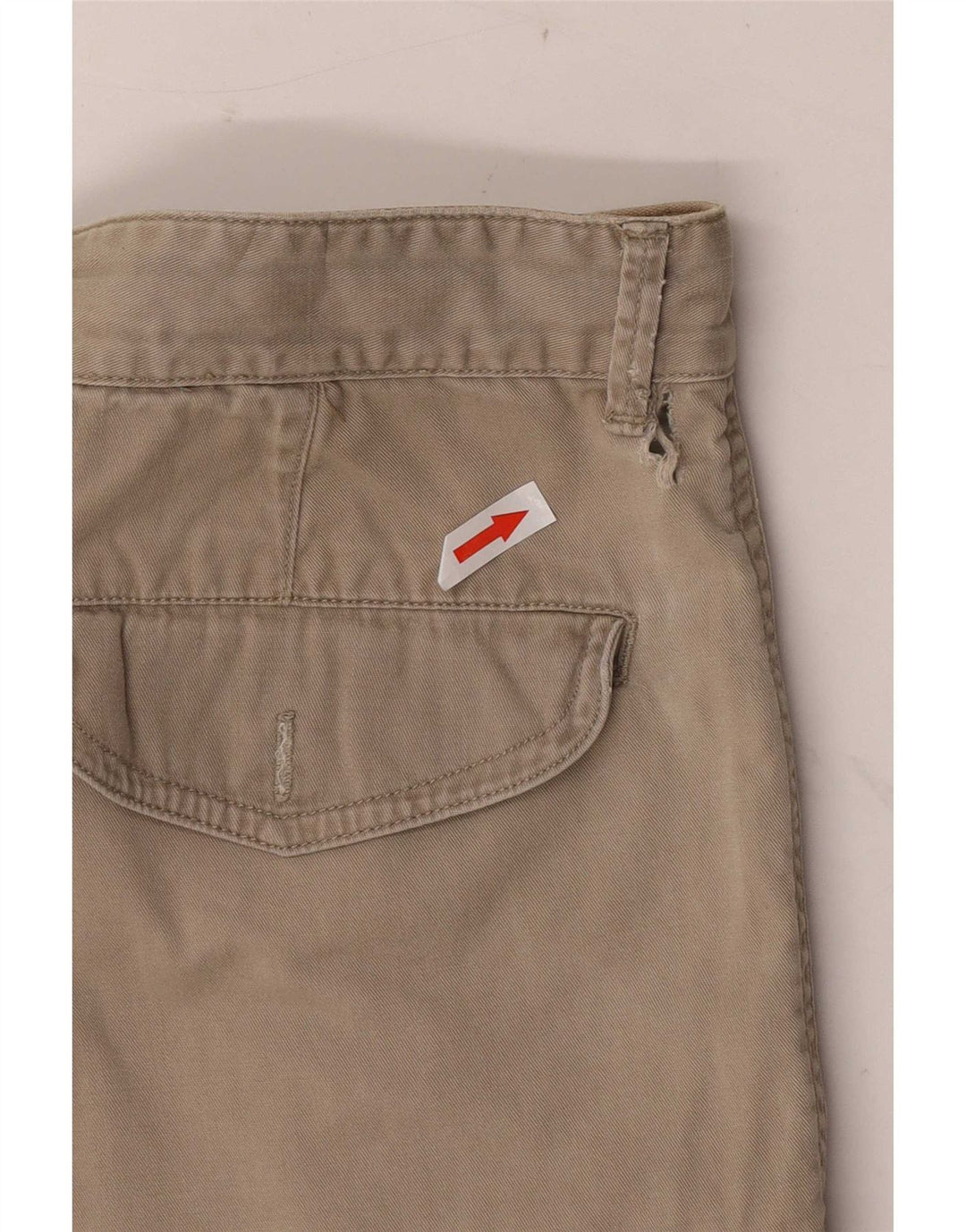 Gap Herre Pegged Chino Shorts W34 Large Beige Bomuld